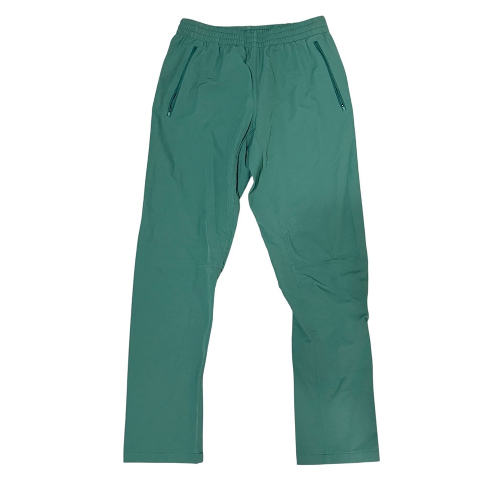Outdoor Voices Rectrek Pants Green XS Elastic Waist Zipper Pockets Hiking Active